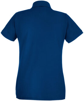 Fruit of the Loom Dames Lady-Fit Premium Korte Mouwen Polo Shirt - maat XL Navy