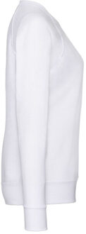 Fruit of the Loom Dames lichtgewicht raglan trui Wit - XXL