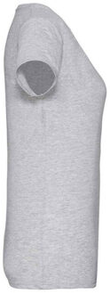 Fruit of the Loom Dames original heather t-shirt Grijs - M
