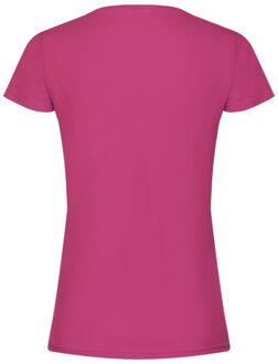Fruit of the Loom Dames origineel katoenen t-shirt - maat M Roze