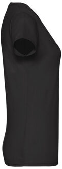 Fruit of the Loom Dames origineel t-shirt - maat S Zwart