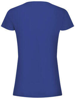 Fruit of the Loom Dames origineel t-shirt - maat XS Blauw