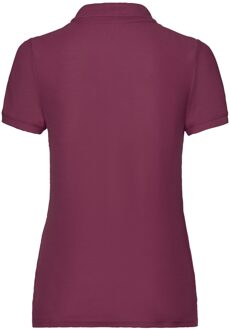 Fruit of the Loom Dames poloshirt Bourgogne