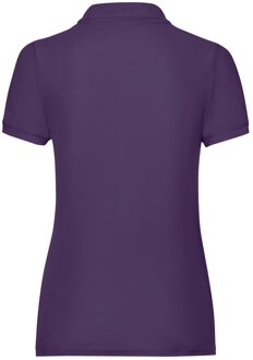 Fruit of the Loom Dames poloshirt Paars