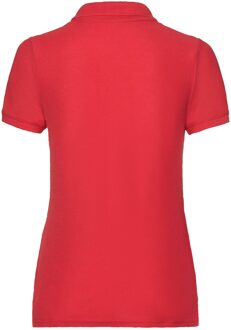 Fruit of the Loom Dames poloshirt Rood