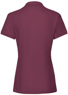 Fruit of the Loom Dames premium effen poloshirt - maat XXL Rood