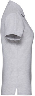 Fruit of the Loom Dames premium heather poloshirt - maat XL Grijs