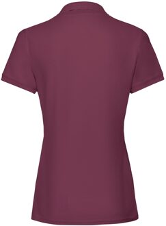 Fruit of the Loom Dames premium poloshirt Bourgogne