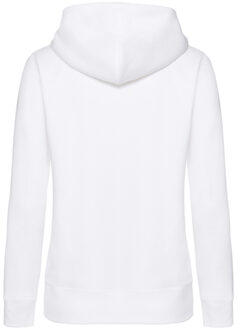 Fruit of the Loom Dames premium sweat hoodie Wit