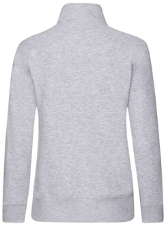 Fruit of the Loom Dames premium sweatjack - maat L Grijs
