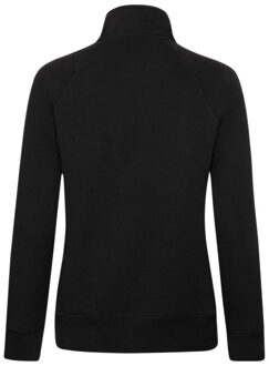Fruit of the Loom Dames premium sweatjack - maat XS Zwart