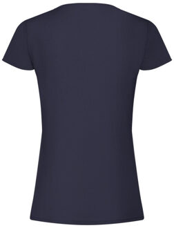 Fruit of the Loom Dames t-shirt Blauw - XXL