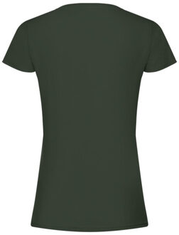 Fruit of the Loom Dames t-shirt Groen - XXL