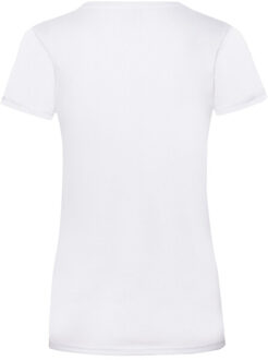 Fruit of the Loom Dames valueweight 160 t-shirt Wit