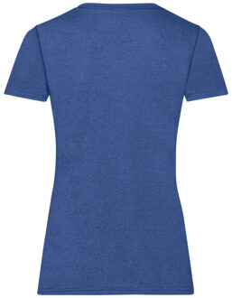 Fruit of the Loom Dames valueweight t-shirt Blauw - XS