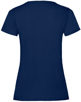 Fruit of the Loom Dames valueweight t-shirt Blauw - XXL