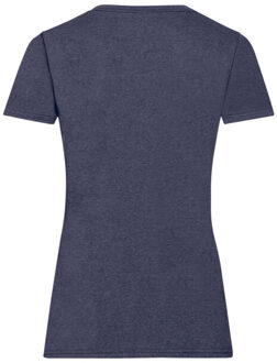 Fruit of the Loom Dames valueweight t-shirt Blauw - XXL