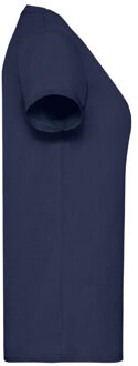 Fruit of the Loom Dames valueweight t-shirt Blauw