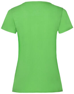 Fruit of the Loom Dames valueweight t-shirt Groen - XS