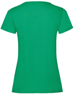 Fruit of the Loom Dames valueweight t-shirt Groen