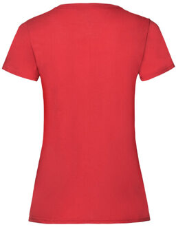 Fruit of the Loom Dames valueweight t-shirt Rood - XL