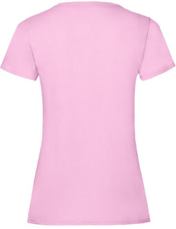 Fruit of the Loom Dames valueweight t-shirt Roze - XL