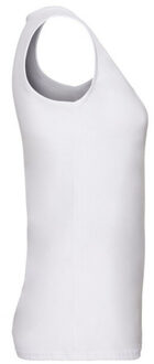 Fruit of the Loom Dames valueweight vest top Wit - XS