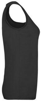 Fruit of the Loom Dames valueweight vest top Zwart