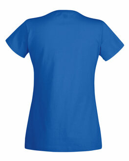 Fruit of the Loom Dames/vrouwen Lady-Fit Valueweight Short Sleeve T-Shirt (Pak van 5) (Koninklijk) - maat L Blauw