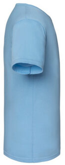 Fruit of the Loom Effen kinder/kids iconic 150 t-shirt - maat 128 Blauw