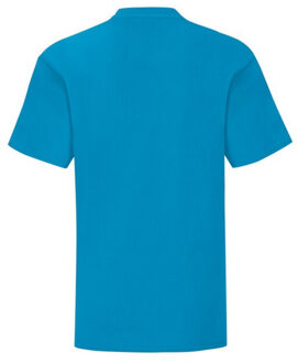 Fruit of the Loom Effen kinder/kids iconic 150 t-shirt - maat 140/146 Blauw