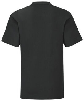 Fruit of the Loom Effen kinder/kids iconic 150 t-shirt - maat 152/158 Zwart