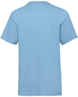 Fruit of the Loom Effen t-shirt kinder/kids valueweight Blauw - 164/170