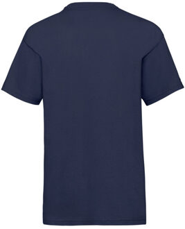 Fruit of the Loom Effen t-shirt kinder/kids valueweight - maat 140/146 Blauw