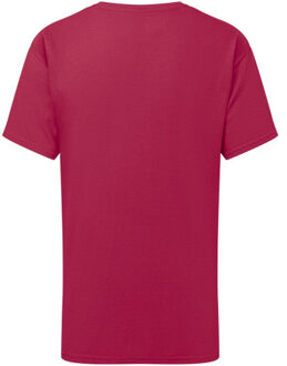 Fruit of the Loom Effen t-shirt voor kinderen Roze - 164/170