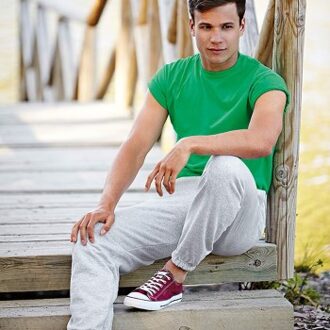 Fruit of the Loom Elasticated Jog Pants Zwart,Grijs,Blauw - X-Small,Small,Medium,Large,X-Large,XX-Large,3XL