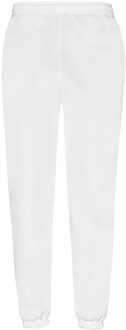 Fruit of the Loom Fruit Of Loom Heren Klassieke 80/20 Elastische Joggingbroek (Wit) - 3XL