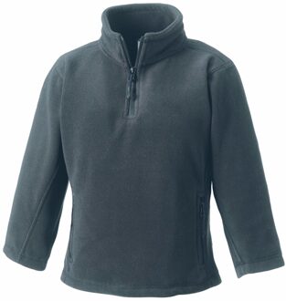 Fruit of the Loom Grijze fleece trui voor jongens 140 (9-10 jaar)