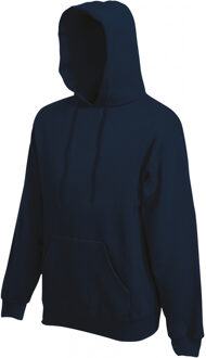 Fruit of the Loom Grote maten Fruit of the Loom capuchon sweater donkerblauw voor volwassenen - Classic Hooded Sweat - Hoodie - Heren kleding 3XL (EU 58)