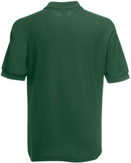 Fruit of the Loom Heren 65/35 Heavyweight Piqué Poloshirt Korte Mouwen. (Bottle Groen) - maat 3XL