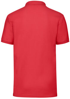 Fruit of the Loom Heren 65/35 piqué poloshirt Rood