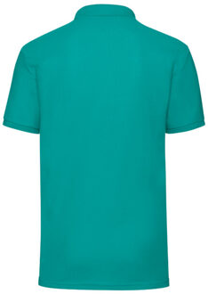 Fruit of the Loom Heren 65/35 poloshirt - maat XL Groen