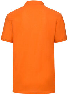 Fruit of the Loom Heren 65/35 poloshirt Oranje - M