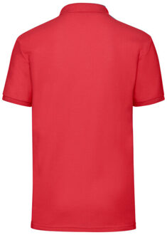 Fruit of the Loom Heren 65/35 poloshirt Rood - XXXL