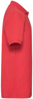 Fruit of the Loom Heren 65/35 zwaargewicht poloshirt Rood - XXL / XXXL