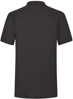 Fruit of the Loom Heren 65/35 Zwaargewicht Poloshirt (Zwart) - maat 3XL