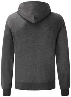 Fruit of the Loom Heren Classic Heather Hoodie (Donkere Heide Grijs) Donkergrijs