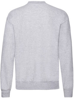 Fruit of the Loom Heren classic heather ingesteld sweatshirt - maat XXL / XXXL Grijs