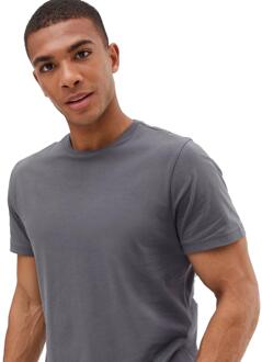 Fruit of the Loom Heren Crew Neck Korte Mouw T-shirt-Donkergrijs (5 pak) - 3XL