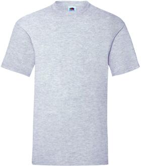 Fruit of the Loom Heren Crew Neck Korte Mouw T-shirt-Licht Grijs (5 Pak) - maat Lichtgrijs
